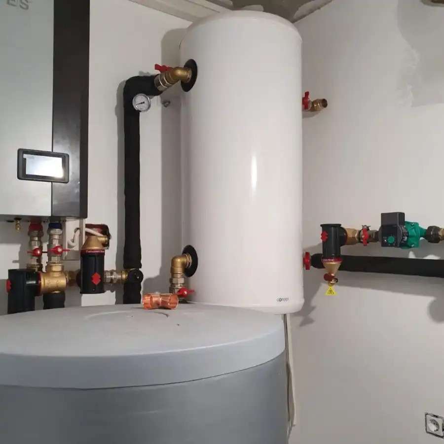 Energy Save hőszivattyús rendszer gépészeti helyisége